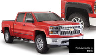Bushwacker 16-18 Chevy Silverado 1500 Fleetside Pocket Style Flares 4pc 69.3in Bed - Black - 40959-34
