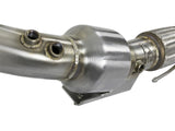 aFe Twisted Steel 3in. 304 SS Street Series Downpipe 16-18 Ford Focus RS I4-2.3L (t) - 48-33024-HC