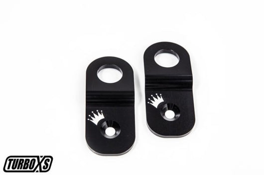 Turbo XS Subaru 02-07 WRX / 04-07 STi Radiator Stay No Hood Prop - Black - txs-WS02-RS-BLK-2