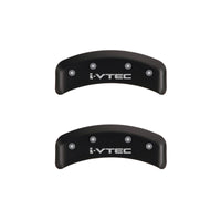 MGP 4 Caliper Covers Engraved Front & Rear i-Vtec Red finish silver ch - 20130SIVTRD