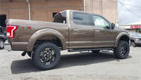 N-Fab Nerf Step 15-17 Ford F-150 SuperCrew - Gloss Black - Cab Length - 3in - F1585CC