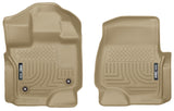 Husky Liners 15 Ford F-150 Super/Super Crew Cab WeatherBeater Tan Front Floor Liners - 18363