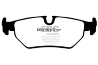 EBC 93-97 Aston Martin DB7 3.2 Supercharged Yellowstuff Rear Brake Pads - DP4690/2R