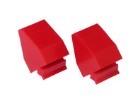 Prothane Universal Bump Stop Pull Through Style - Red - 19-1327
