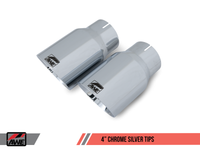 AWE Tuning S550 Mustang GT Cat-back Exhaust - Track Edition (Chrome Silver Tips) - 3020-32028