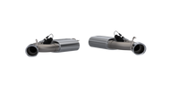 QTP 16-18 Chevrolet Camaro SS 6.2L 304SS Screamer Axle Back Exhaust w/4.5in Dual Tips - 400116