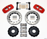 Wilwood AERO6 Front Truck Kit 14.25in Drill Red 1999-2014 GM Truck/SUV 1500 - 140-9789-DR