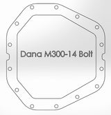 aFe Power Rear Diff Cover Black w/Machined Fins 17 Ford F-350/F-450 6.7L (td) Dana M300-14 (Dually) - 46-70382