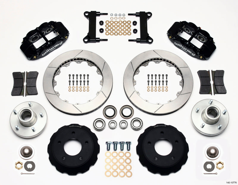Wilwood Narrow Superlite 6R Front Hub Kit 14.00in Chevy C-10 60-87 CPP Drop Spindle - 140-10776