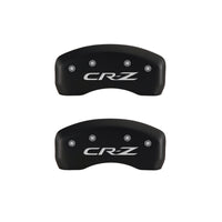 MGP 4 Caliper Covers Engraved Front Honda Engraved Rear CR-Z Red finish silver ch - 20206SHCRRD