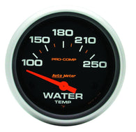 Autometer Pro-Comp 2 5/8in 100-250 Deg F Short Sweep Electric Water Temp Gauge - 5437