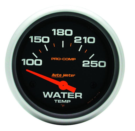 Autometer Pro-Comp 2 5/8in 100-250 Deg F Short Sweep Electric Water Temp Gauge - 5437