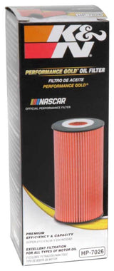 K&N Performance Oil Filter for 14-17 Dodge Durango 3.6L / 14-17 Jeep Grand Cherokee 3.6L - HP-7026