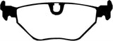 EBC 93-97 Aston Martin DB7 3.2 Supercharged Redstuff Rear Brake Pads - DP3690/2C
