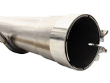 aFe MACHForce XP Exhaust 3in-3.5in SS Single Side Ext CB w/ Polish Tip 99-04 Ford F150 V8 5.4L/6.8L - 49-43076-P