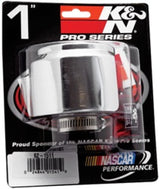 K&N 1in Flange ID x 3in OD x 2.5in Height Clamp On Crankcase Vent Filter - 62-1511