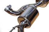 Injen 07-17 Jeep Wrangler JK 3.6L/3.8L 63mm Polished Axle-back Exhaust w/ 4in Black Tips - SES5004P