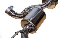 Injen 07-17 Jeep Wrangler JK 3.6L/3.8L 63mm Polished Axle-back Exhaust w/ 4in Black Tips - SES5004P
