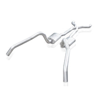 Stainless Works 62-67 Chevy Nova 3in Catback w/ X-Pipe Turbo Chambered Mufflers 3in Cores - NVSBC3CB