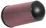 K&N Filter Universal Clamp-On Filter-Tapered Conical 5in Flange ID x 6.5in Base OD x 5.094in Top OD - RU-5065XD