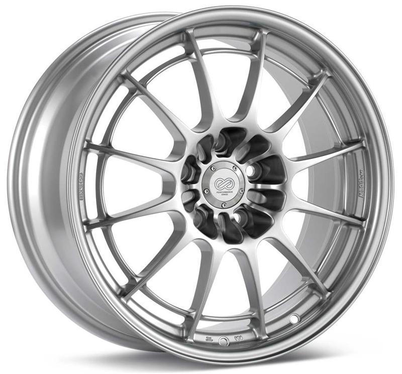 Enkei NT03+M 18x9.5 5x120.7 58mm Offset 72.6mm Bore Silver Wheel - 3658956158SP