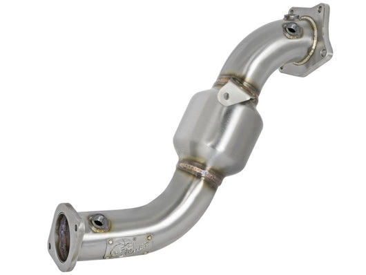 aFe Twisted Steel Down-Pipe (Street) 13-16 Cadillac ATS L4-2.0L (t) - 48-34126-HC