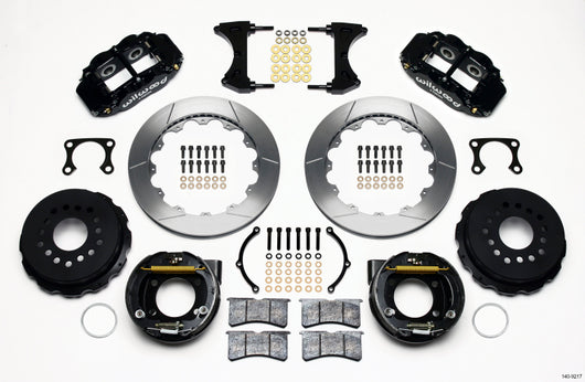 Wilwood Narrow Superlite 4R Rear P-Brk Kit 12.88in Big Ford Old Style 2.36in Offset - 140-9217
