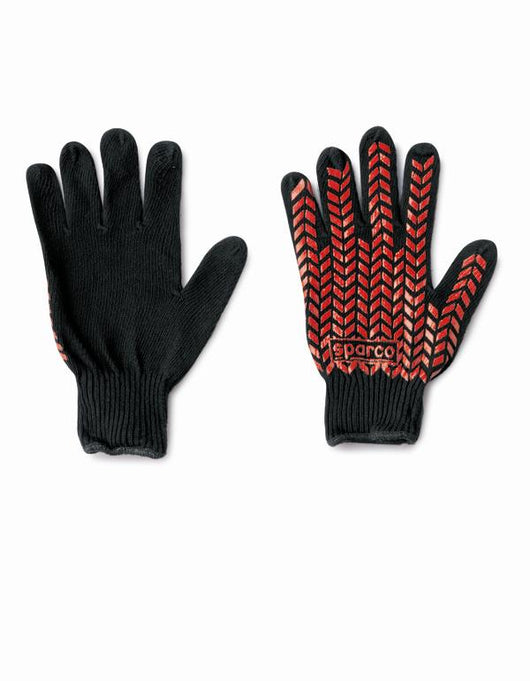 Sparco Gloves Pit Cotton Black - 00207NR