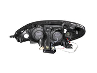 ANZO 2002-2003 Lexus Es300 Projector Headlights w/ Halo Black - 121232