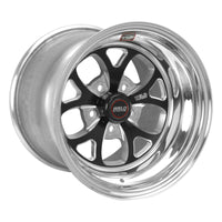Weld S76 15x11.33 / 5x4.5 BP / 4.5in. BS Black Wheel (Low Pad) - Non-Beadlock - 76LB-511A45A
