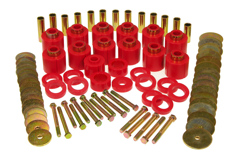 Prothane 81-86 Jeep CJ8 1in Lift Body Mount - Red - 1-112