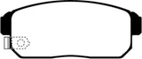 EBC 02-03 Infiniti G20 2.0 Greenstuff Rear Brake Pads - DP21691