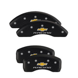 MGP 4 Caliper Covers Engraved Front & Rear MGP Red finish silver ch - 14031SMGPRD