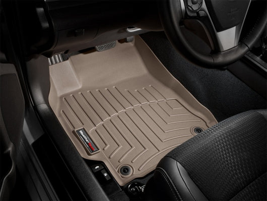 WeatherTech 11+ Chrysler Town & Country (excl Super Console) Front FloorLiner - Tan - 455621