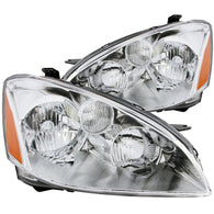 ANZO 2002-2004 Nissan Altima Crystal Headlights Chrome - 121259