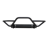 Westin 2007-2017 Jeep Wrangler JK Trailblazer Front Bumper - Black Wrinkle - 42-2015