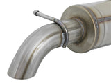 aFe Rock Duster 3in 409 SS Cat-Back Before Axle Turn-Down Exhaust 2018+ Jeep Wrangler (JL) V6 3.6L - 49-48069