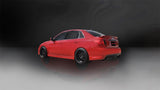 Corsa 08-10 Subaru Impreza WRX Sedan 2.5L Turbo Manual 3in Sport Cat-Back Exhaust w/4in Black Tips - 14865BLK