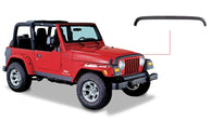 Bushwacker 18-19 Jeep Wrangler Rubicon/Sport//Unlimited/Sport S Hood Stone Guard- Black - 14093