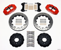 Wilwood Narrow Superlite 6R Front Hat Kit 13.06in Drilled Red 98-02 Camaro/Firebird - 140-9833-DR