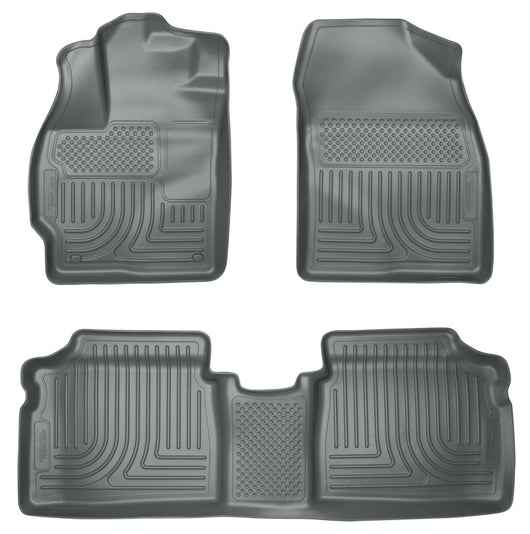 Husky Liners 10-12 Toyota Prius WeatherBeater Combo Gray Floor Liners - 98922