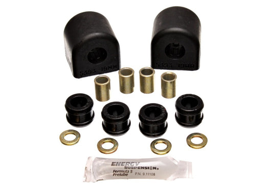 Energy Suspension 84-96 Chevy Corvette Black Reuse OE 19mm OD Rear Sway Bar Brackets - 3.5191G