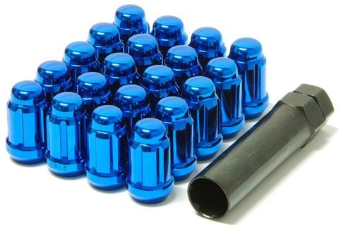 Wheel Mate Muteki Closed End Lug Nuts - Blue 12x1.25 - 41885U