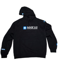 Sparco Swtshrt Hooded Www Blk Xlrg - SP03100NR4XL