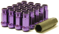 Wheel Mate Muteki SR48 Open End Lug Nuts - Purple 12x1.25 48mm - 32905L
