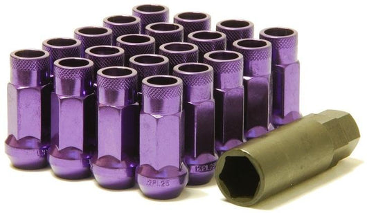 Wheel Mate Muteki SR48 Open End Lug Nuts - Purple 12x1.25 48mm - 32905L