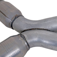 BBK 79-04 Mustang Coyote Swap Short Mid X Pipe w Catalytic Converters 3.0 For BBK Long Tube Headers - 1786