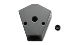 Vibrant Billet Aluminum Y-Block Fitting with 1/8in NPT Port - 3/8in NPT x 3/8in NPT x 3/8in NPT - 10820
