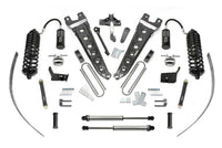 Fabtech 11-16 Ford F250 4WD w/Overload 8in Radius Arm System w/DL 4.0 Resi Coilover & Rear DL Shocks - K2274DL