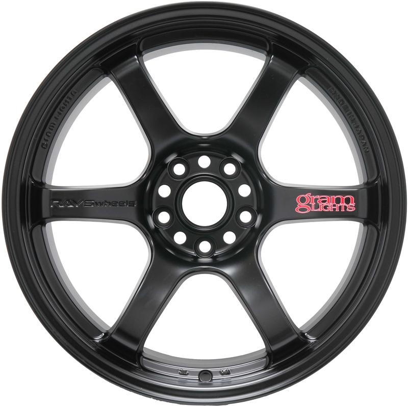 Gram Lights 57DR 17X9.0 +22 5-114.3 SEMI GLOSS BLACK - WGIQ22EH